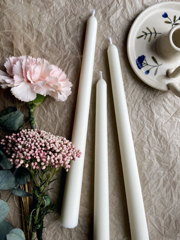 Chandelle classique (lot de 2) - bougie décorative