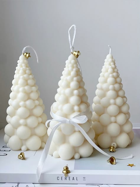 Sapin Boules - bougie décorative