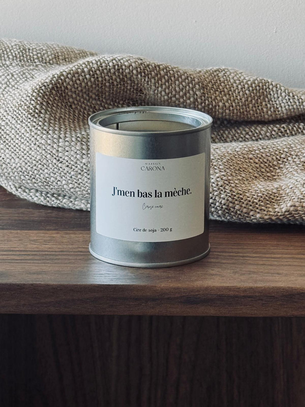 Bougie Alu à message - bougie parfumée 225 ml