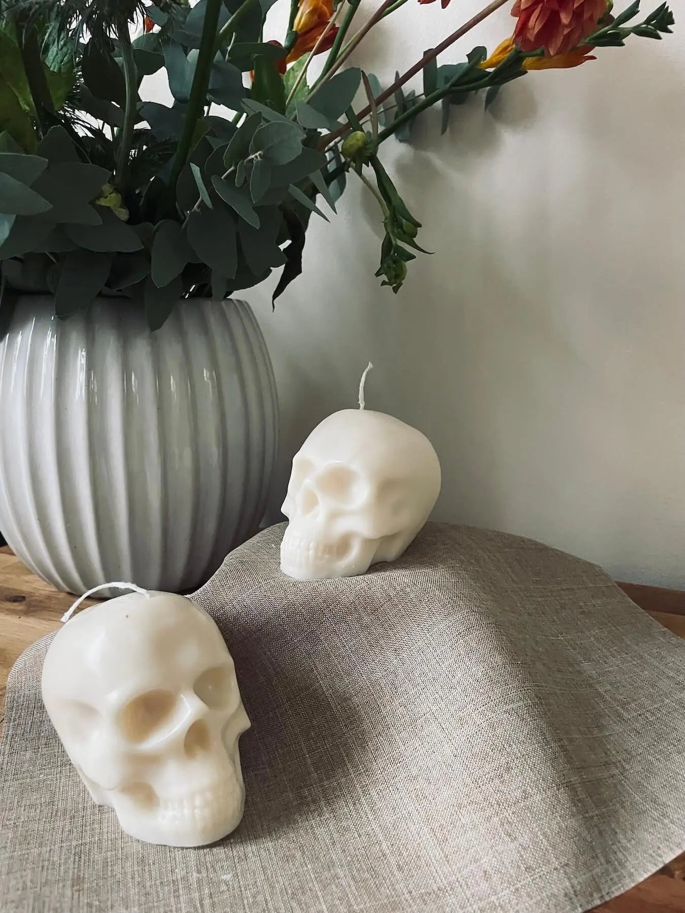 Skeleton - bougie décorative