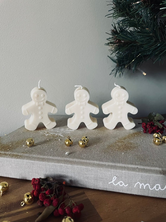 Gingerbreadman - bougie décorative