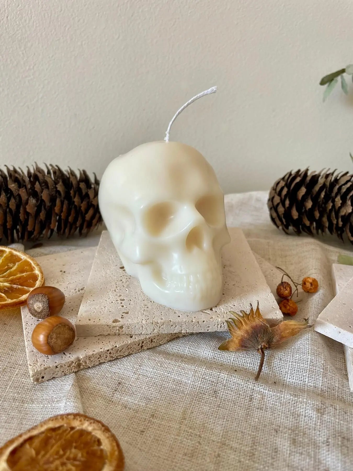 Skeleton - bougie décorative