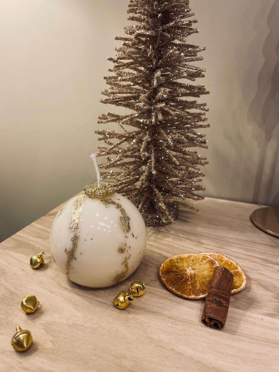 Boule de Noël Ornement - bougie décorative