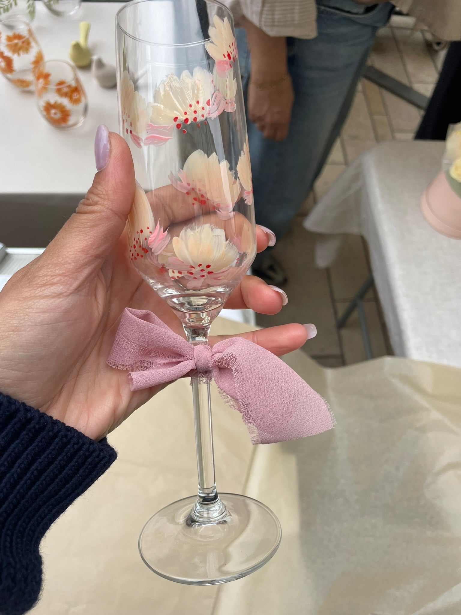 Coupe de dégustation - Peint à la main