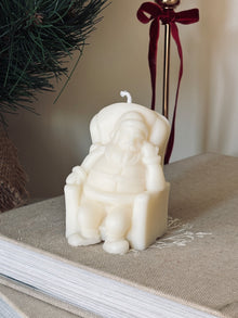  Papy Noël - bougie décorative