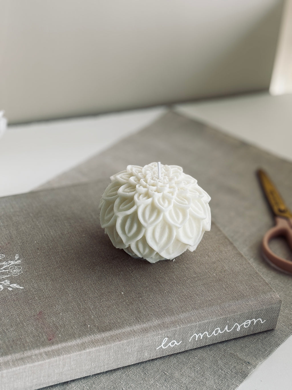 Lotus XL - bougie décorative